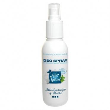 Deodorant spray cu piatra de alaun si menta, 125ml - Allo'Nature