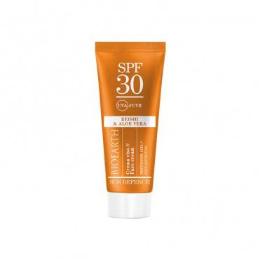 Crema solara ten SPF30 cu ganoderma si aloe - Sun Defence Bioearth