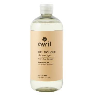 Gel de dus cu flori de portocale, eco-bio, 500ml - Avril