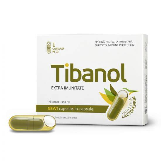 Tibanol, colostru si lactoferina, 10 capsule - Vitaslim