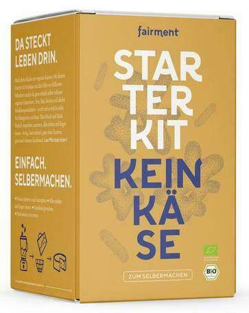 Starter kit pentru preparat branza vegana - Fairment