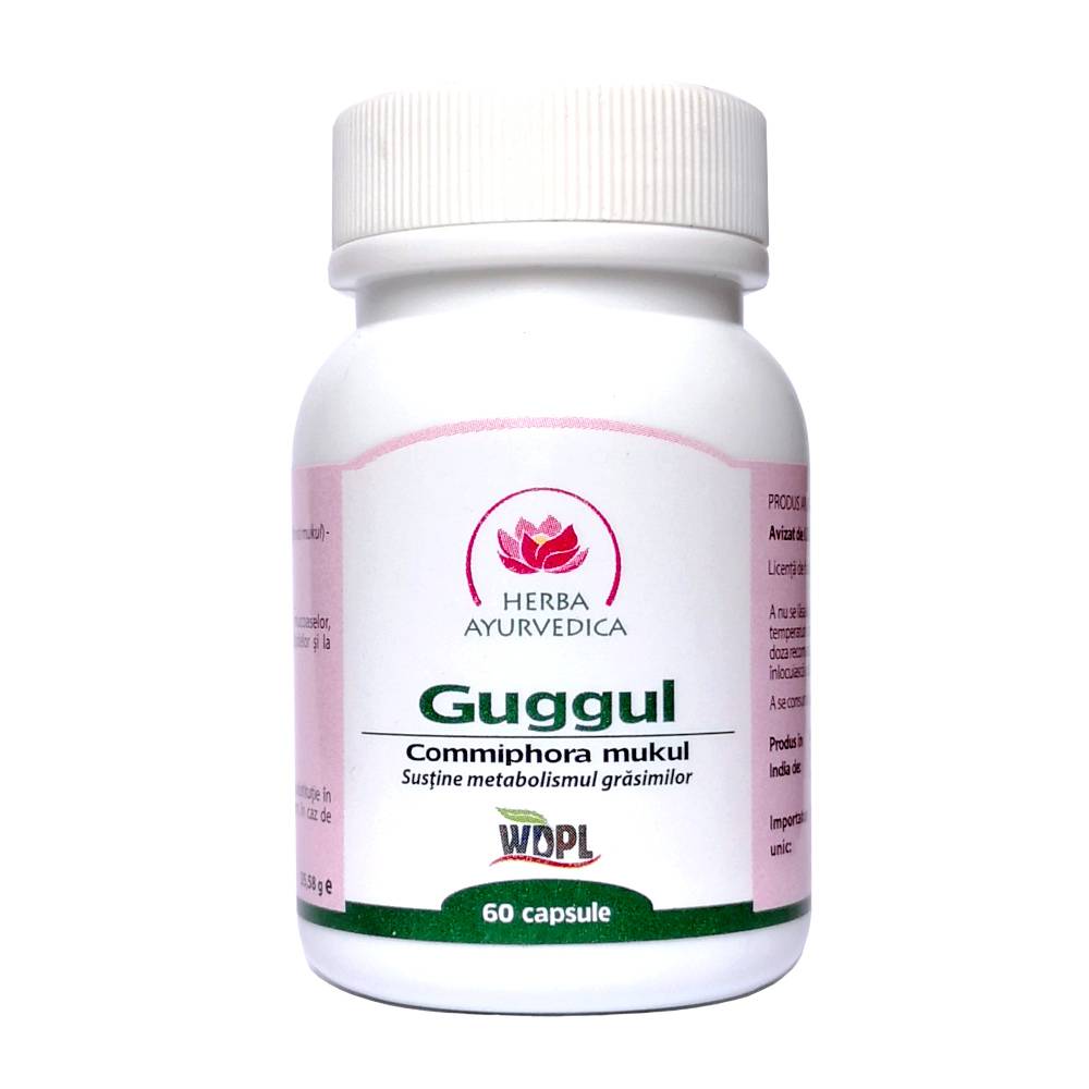 Guggul 500mg, 60cps - Herba Ayurvedica