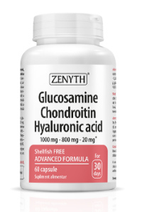 Glucosamine Chondroitin Hyaluronic acid, 30cps - Zenyth