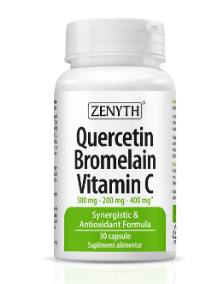 Quercetin Bromelain Vitamin C, 30cps - Zenyth