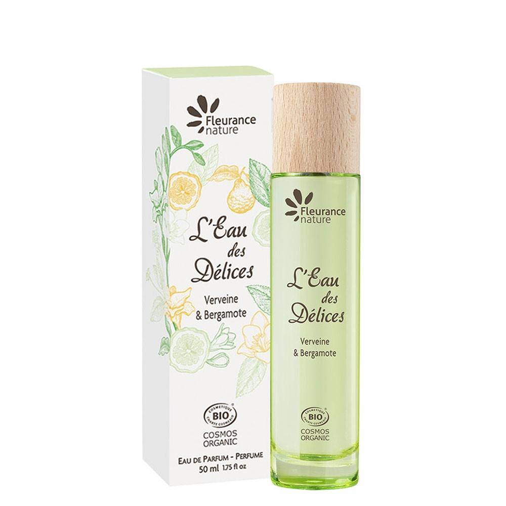 L'Eau des Delices Verbina si Bergamota, apa de parfum, eco-bio, 50ml - Fleurance Nature