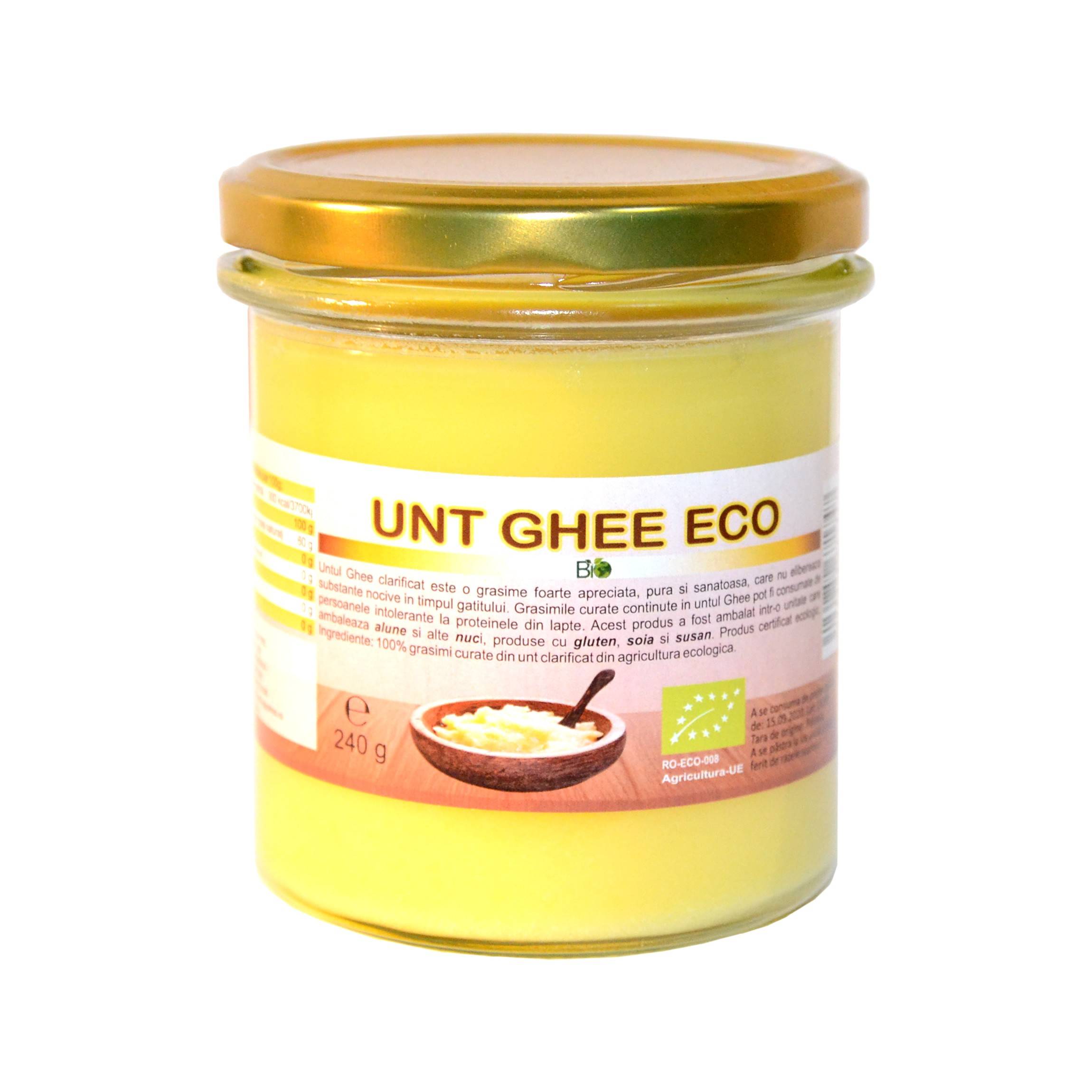 Unt Ghee, eco-bio, 240g - Deco Italia