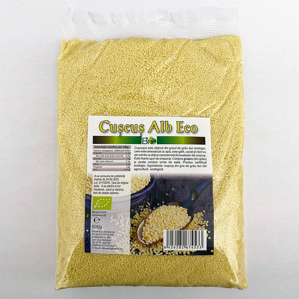 Cuscus alb, eco-bio, 500g - Deco Italia