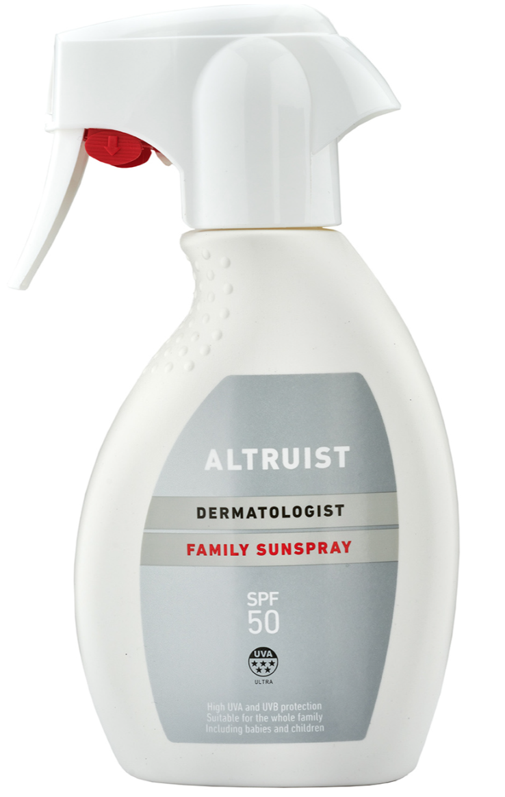 Spray protectie solara toata familia SPF50 (de la 6 luni), 250ml, Altruist