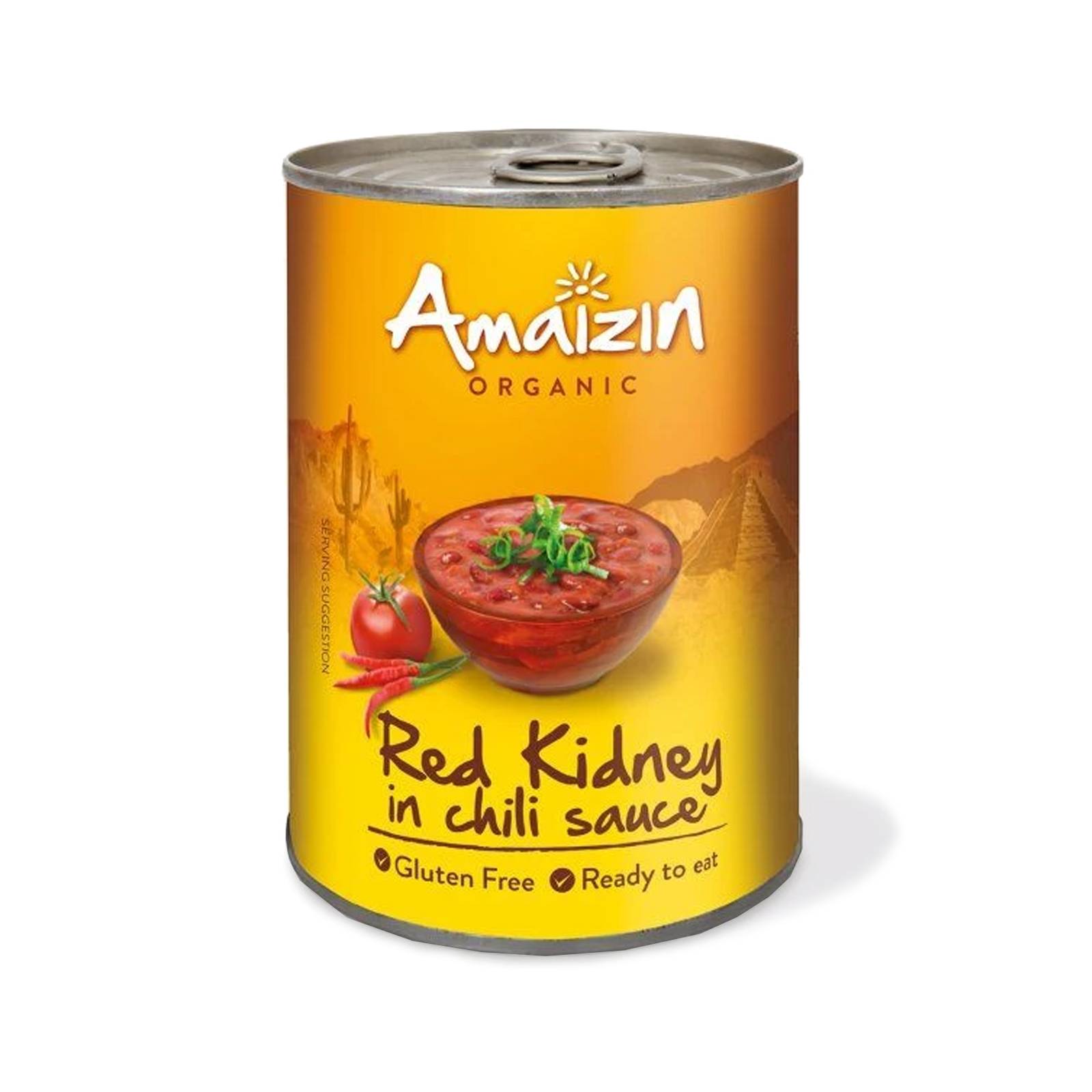 Fasole red kidney in chili Eco-Bio 400g - AmaizinOrganic