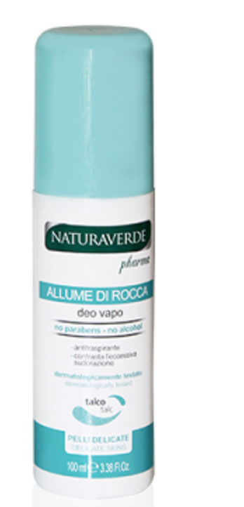 Deodorant spray cu piatra de alaun si Talc, 100ml - Naturaverde