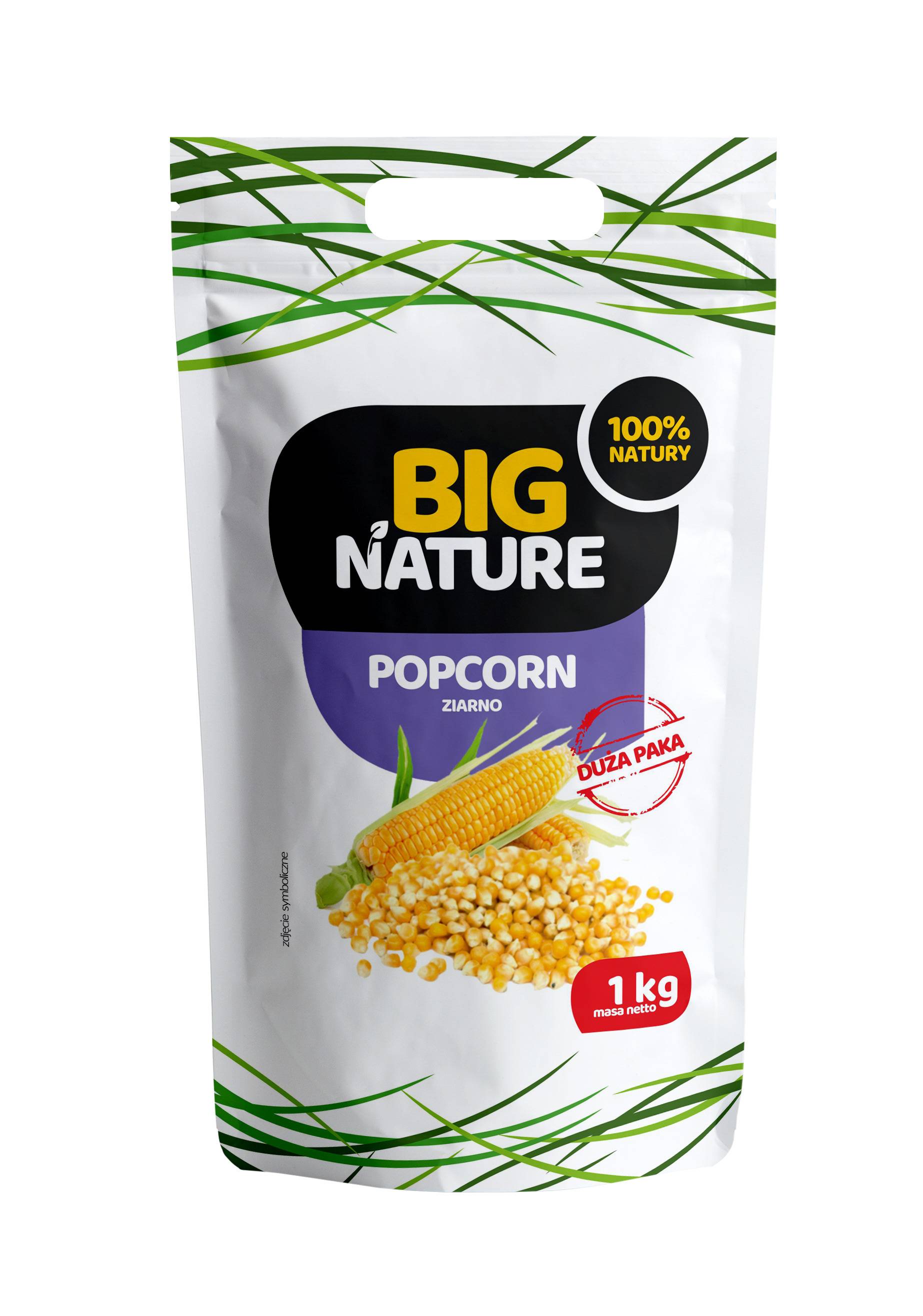 Porumb pentru popcorn, 1kg - Big Nature