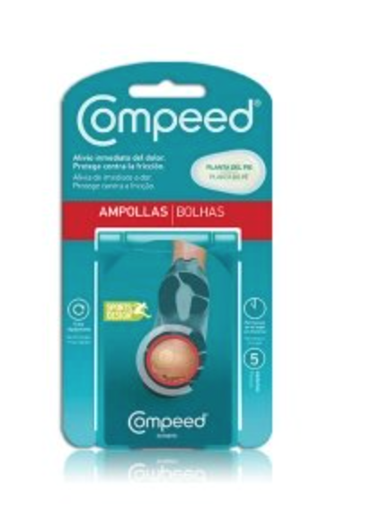 Plasturi sport pentru Basicile de pe talpa, 5buc - Compeed