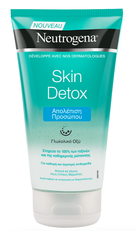 Gel-Scrub revigorant pentru fata Skin Detox, 150ml - Neutrogena