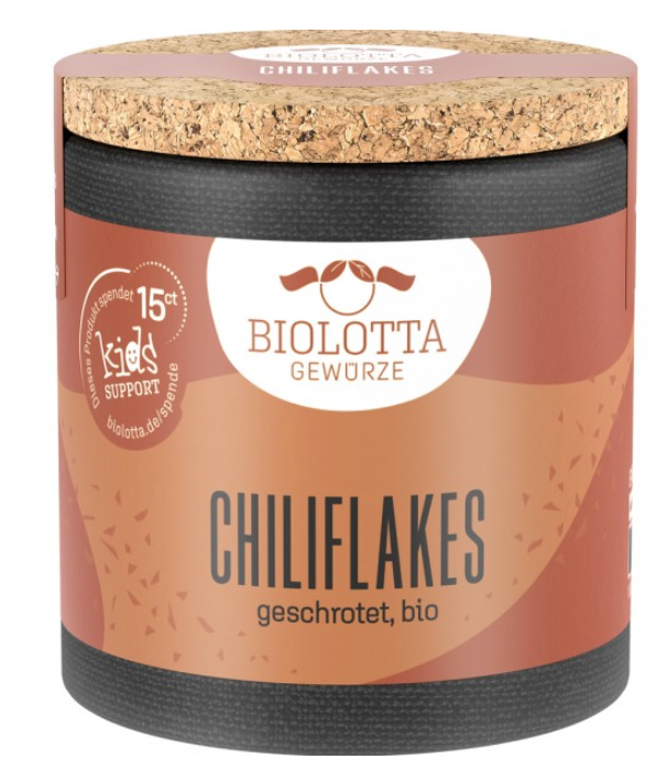 Fulgi de chili zdrobiti eco-bio, 37g - BioLotta