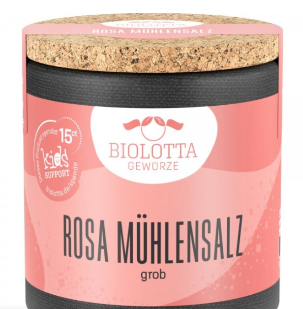 Sare roz, mare pentru rasnita, 110g - BioLotta