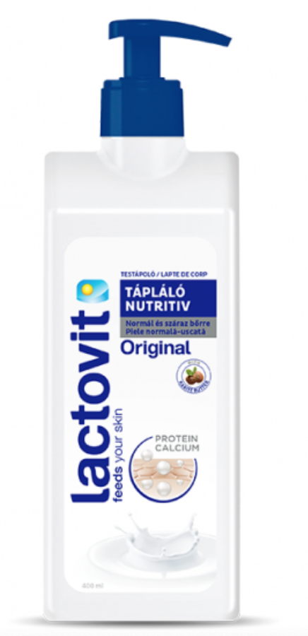 Lapte de corp nutritiv pentru piele normal-uscata Original, 400ml - Lactovit