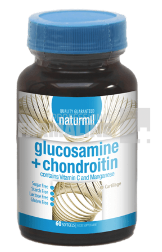 Glucosamine + Chondroitin, 60cps - Naturmil