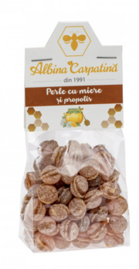 Perle cu miere si propolis, 100g - Apicola Pastoral Georgescu