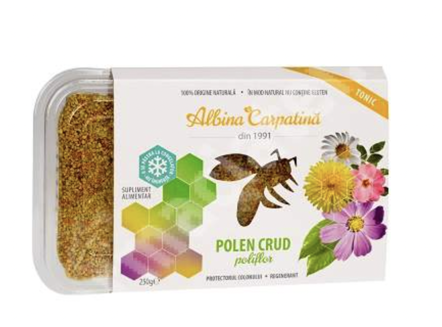 Polen crud poliflor, 250g - Apicola Pastoral Georgescu