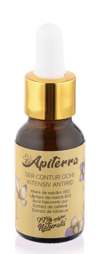 Ser intensiv antirid contur ochi Apiterra, 15ml - Apicola Pastoral Georgescu