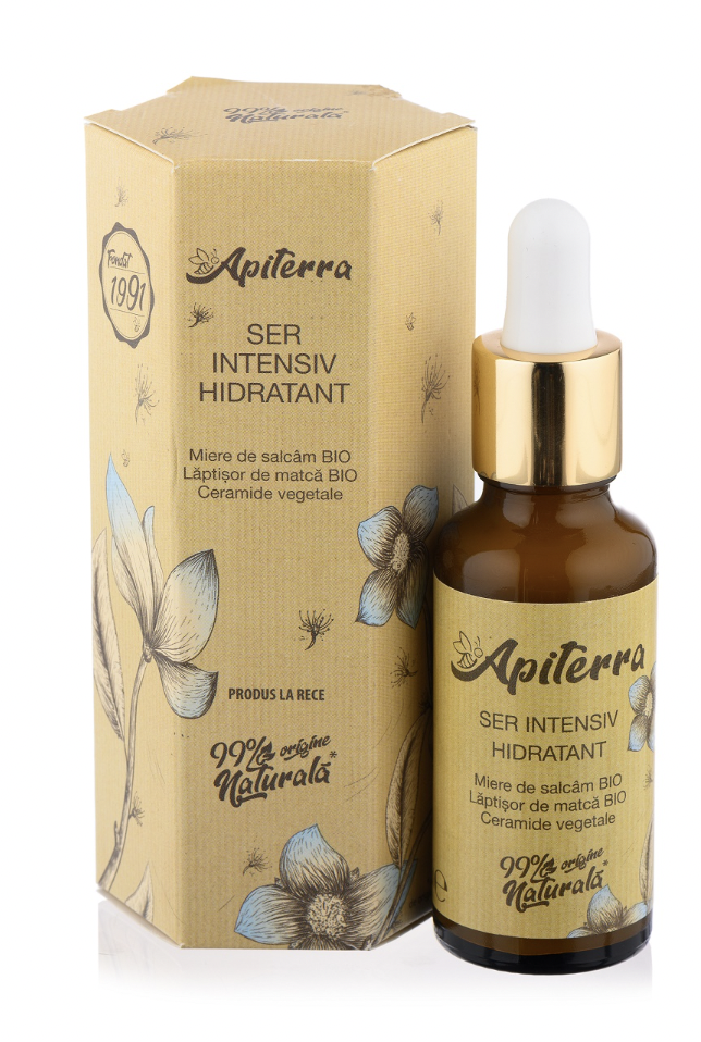 Ser intensiv hidratant Apiterra, 30ml - Apicola Pastoral Georgescu