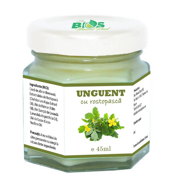 Unguent cu rostopasca, 45ml - Bios Mineral Plant