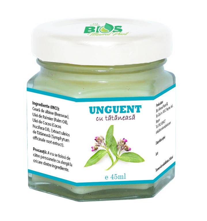 Unguent cu tataneasa, 45ml - Bios Mineral Plant