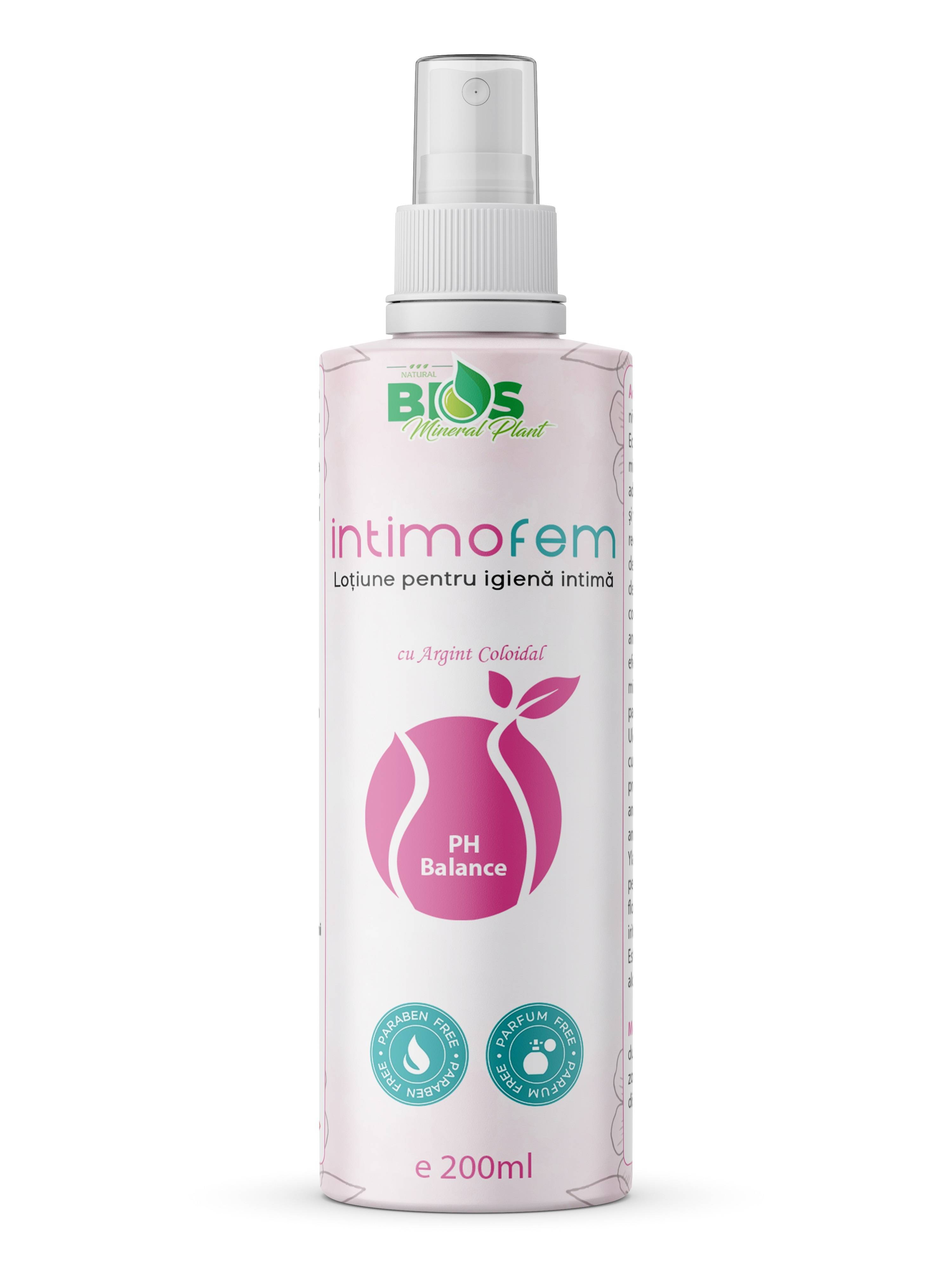 Intimo Ferm, Lotiune pentru igiena intima, 200ml - Bios Mineral Plant