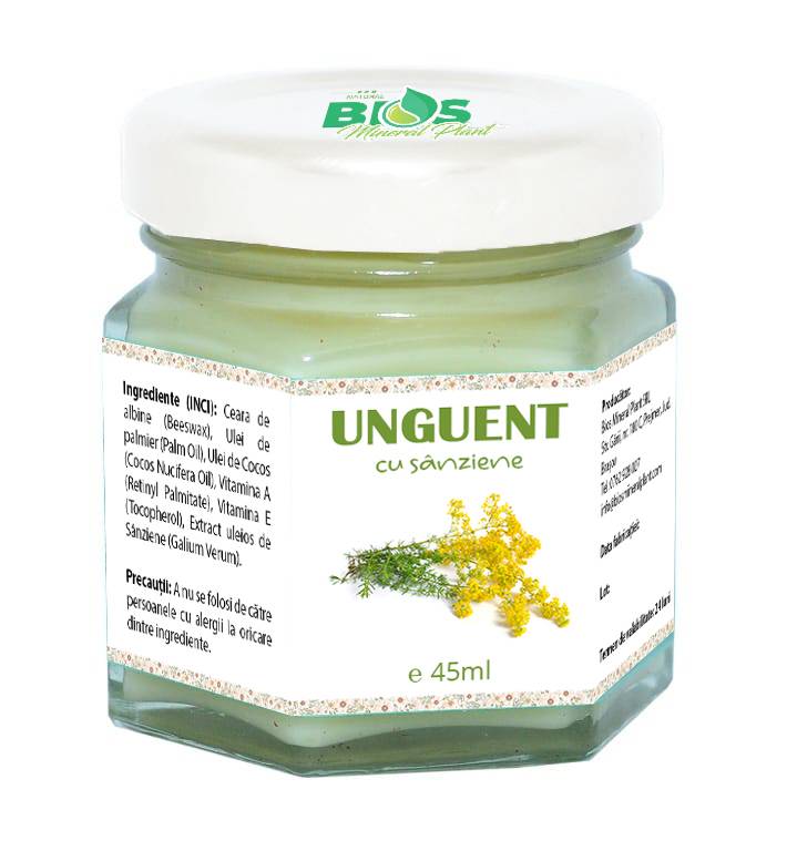 Unguent cu sanziene, 45ml - Bios Mineral Plant