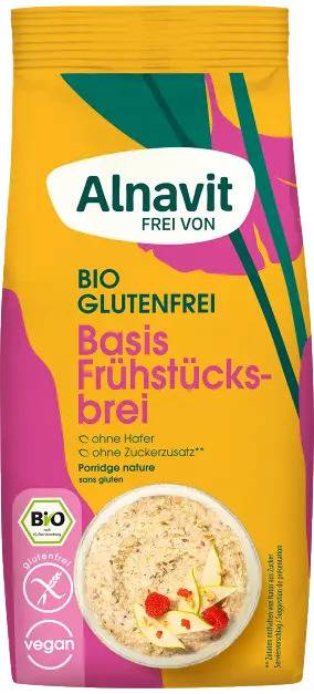 Porridge mix fara gluten, eco-bio, 250g - Alnavit