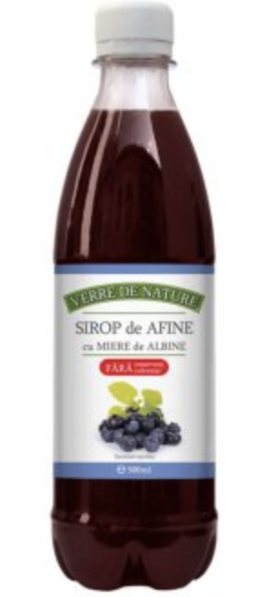 Sirop de afine cu miere 500ml - Manicos