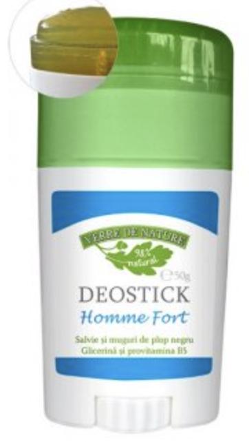 Deostick cu salvie si plop negru Homme Fort 50g - Manicos