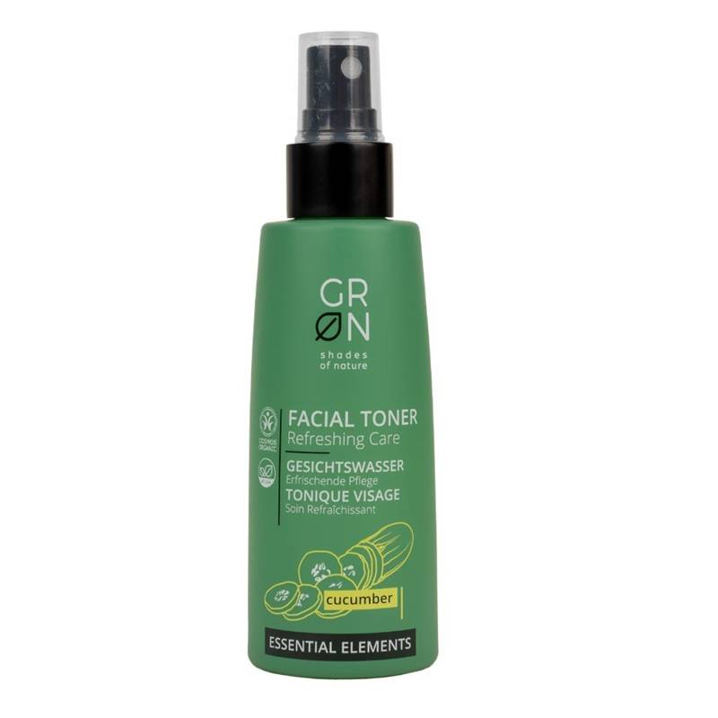 Lotiune tonica revigoranta cu castravete, eco-bio, 75ml, Essential Elements, GRN Shades of Nature