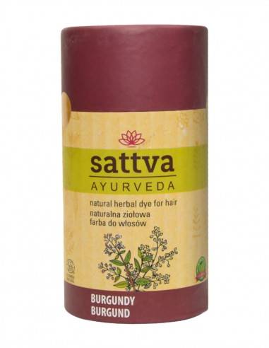 Vopsea Henna de par Roscat Burgundy, 150gr – Sattva Ayurveda