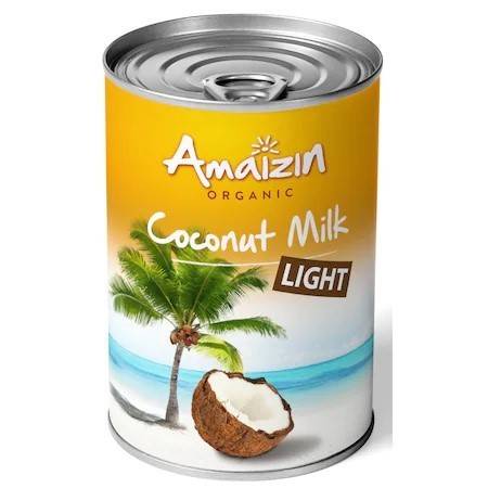 Lapte din nuci de cocos Light 9%, eco-bio 400 ml - Amaizin