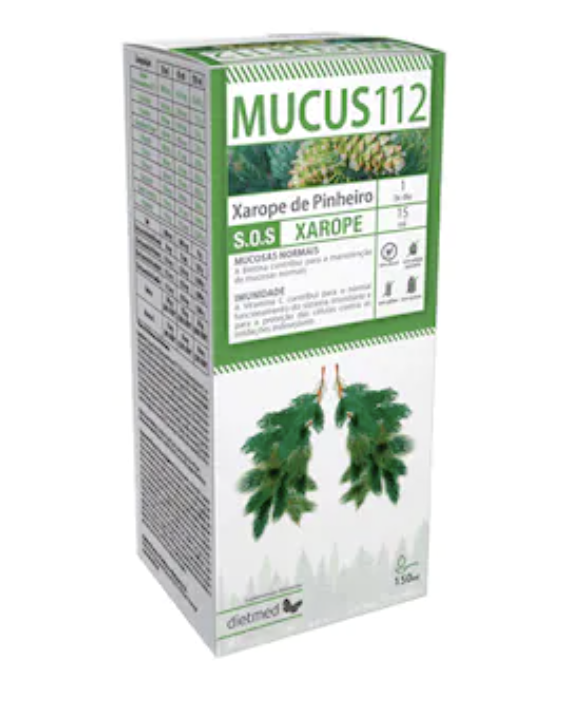 Mucus 112, sirop plamani, tuse, raceala si gripa, 150ml, Dietmed - Type Nature