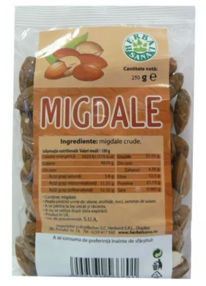 Migdale Crude 250g - HERBAVIT