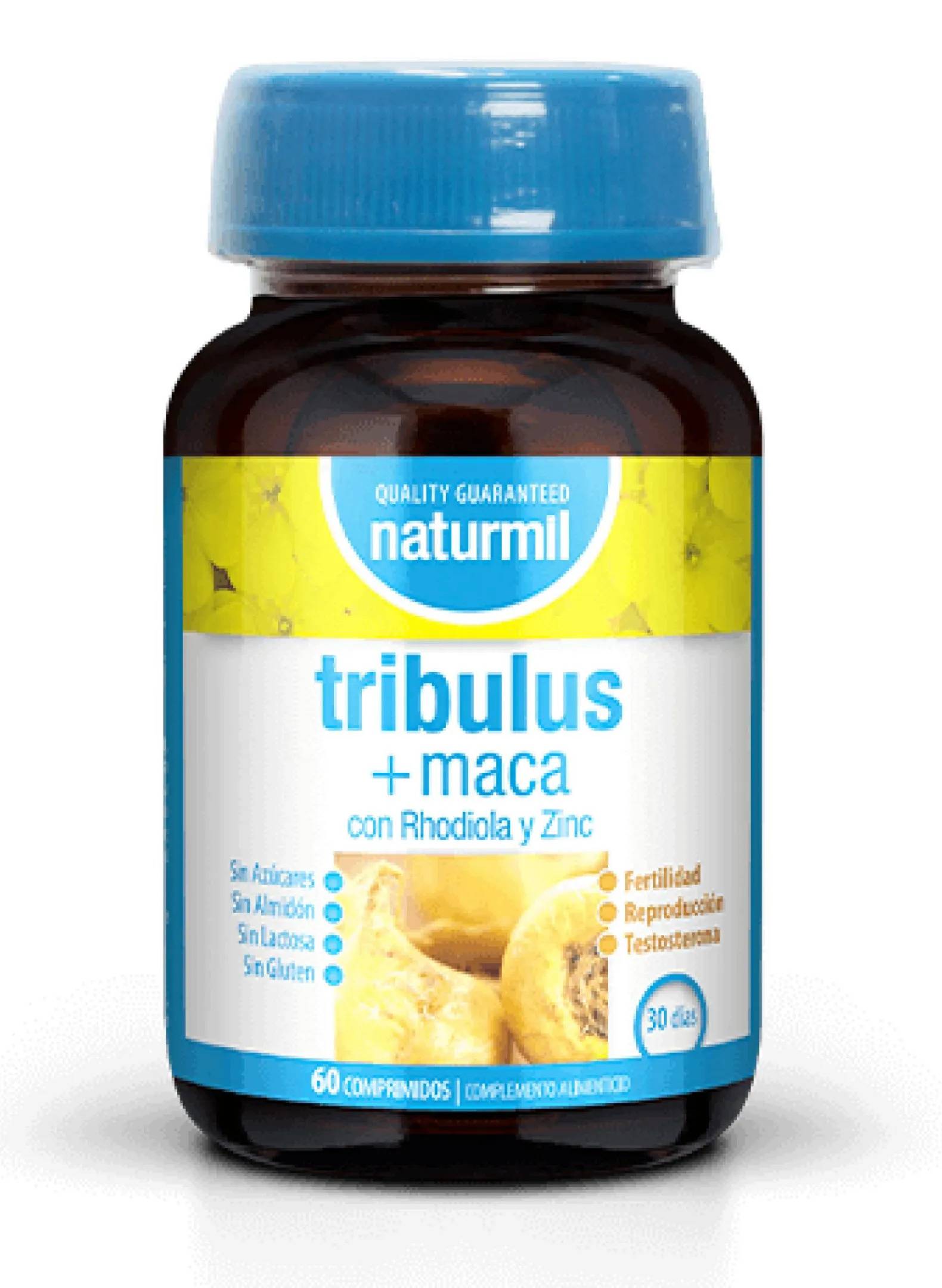 TRIBULUS 350mg + PERUVIAN MACA 350mg, 60 tablete, Naturmil - Type Nature