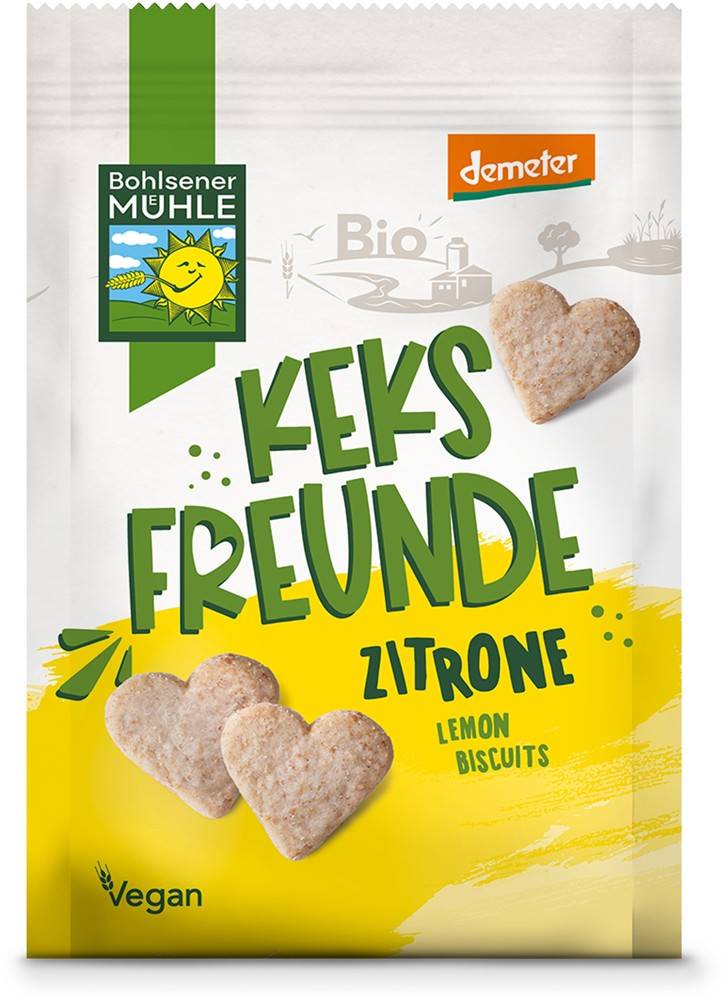 Biscuiti Freunde cu lamaie Eco-Bio 125g - Bohlsener Muhle