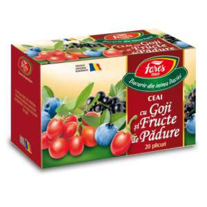 Ceai cu goji si fructe de padure, Aromfruct, 20plicuri - Fares