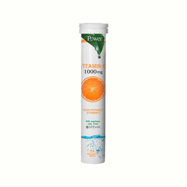 Vitamina C 1000 mg, 24 tablete efervescente, Power of Nature