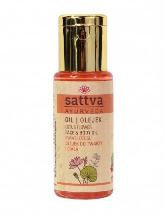 Ulei pentru fata si corp cu Lotus 50ml – Sattva Ayurveda