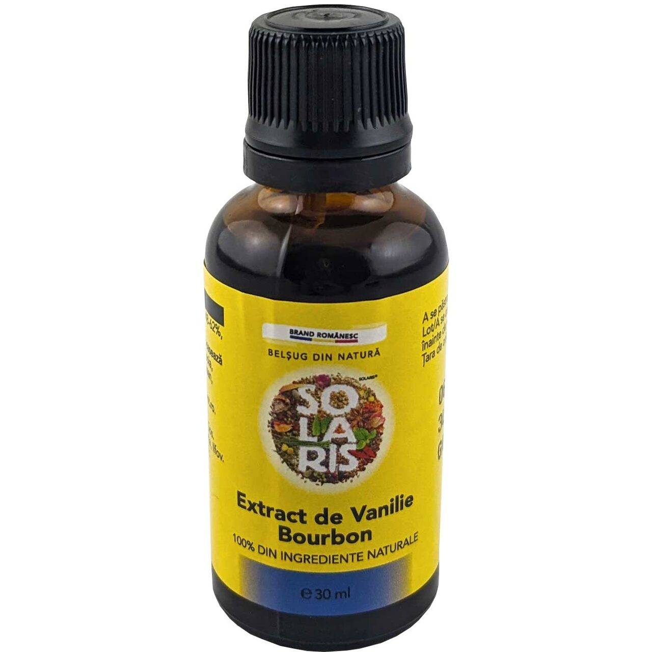 EXTRACT de VANILIE BOURBON, 30ml SOLARIS