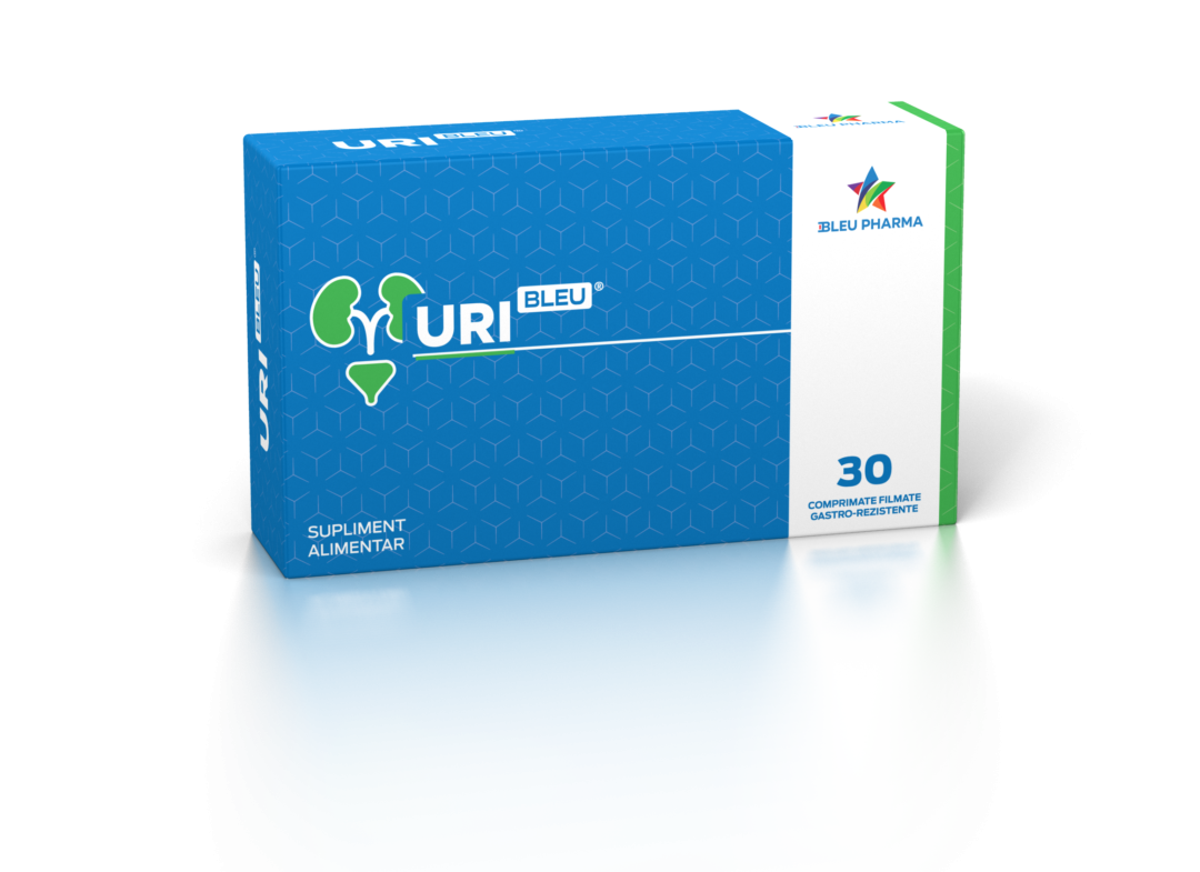 URI BLEU - rinichi si tract urinar - 30 comprimate gastrorezistente -  BLEU PHARMA