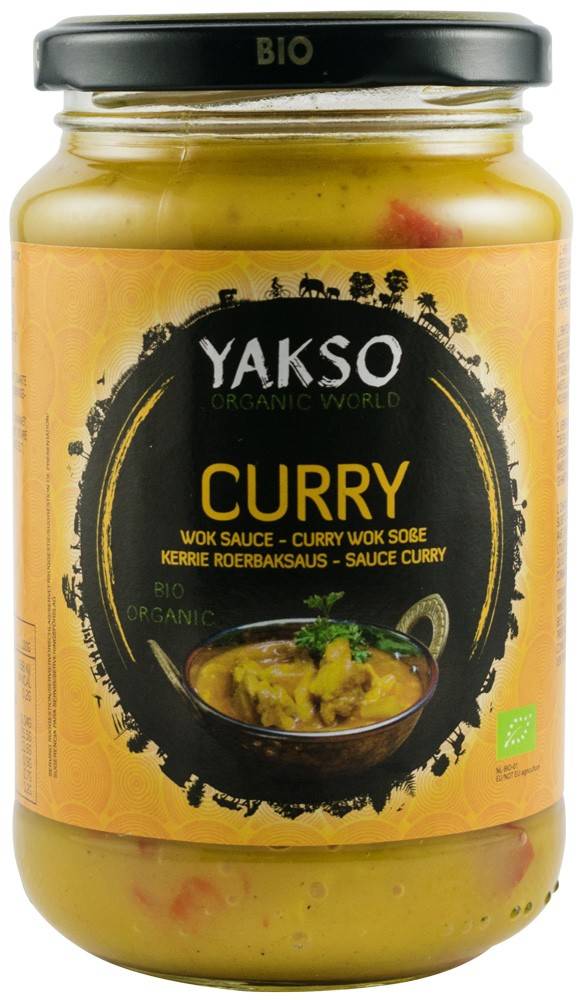 Sos de curry pentru wok, eco-bio, 350g - Yakso