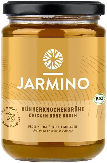 Supa bio din oase de pui, 350ml Jarmino