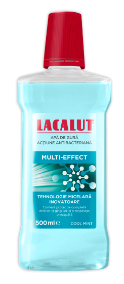 Apa de gura micelara Multi-Effect, 500ml - Lacalut