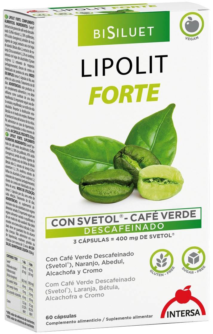 Lipolit forte, 60 capsule, 33,6 g, Dieteticos Intersa