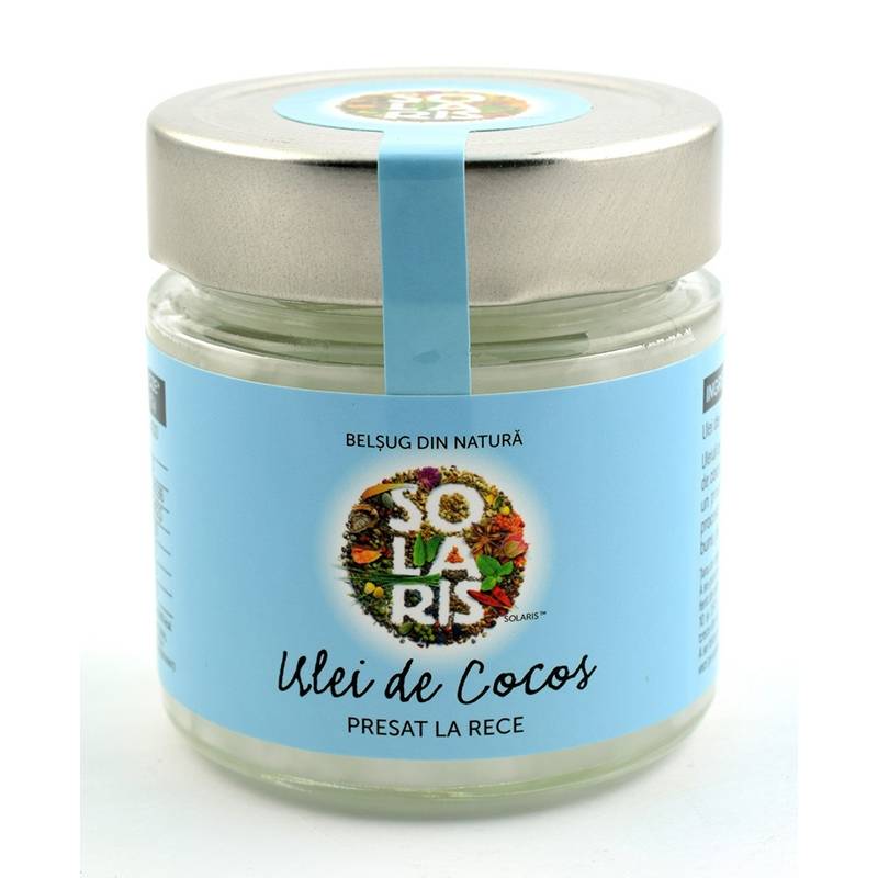 Ulei de cocos extra virgin 200ml - Solaris