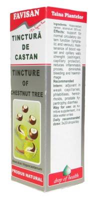 Tinctura de castan, 50 ml, Favisan